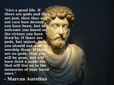 Marcus Aurelius Quote: Live a Good Life